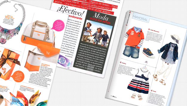 Las principales revistas de moda en M&eacute;xico incluyen prendas Mayoral en sus p&aacute;ginas